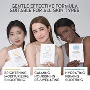 Hydrating Soothing Sheet Masks Gift Set for Skincare, Korean Vegan Sheet Mask for Dry, Sensitive Skin, Calming, Smoothing,...
