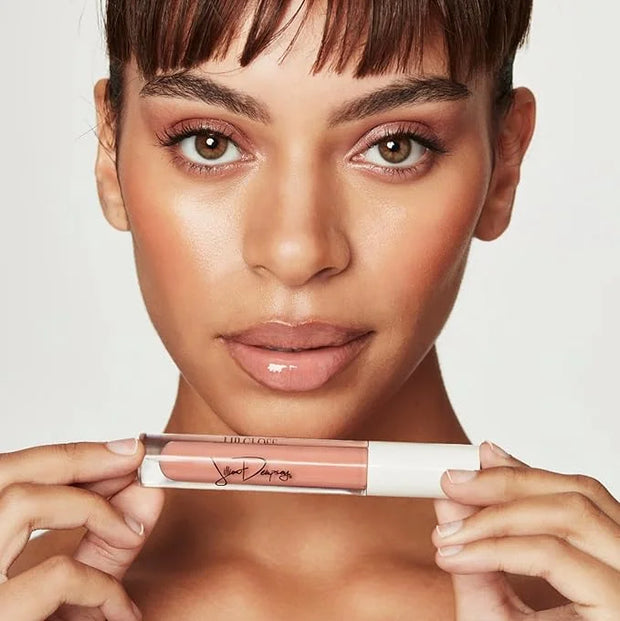 Jillian Dempsey Lip Gloss: Enhance, Hydraten & Smooth Lips with Firming & Plumping Benefits, Vegan, 12ml | Plush Nude - Pr...