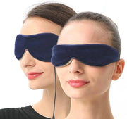 Aroma Season Electric Heated Eye Mask & Microwavable Heat Eye Compress with Flaxseed for Dry Eyes, SPA Warm Eye Mask, Reli...
