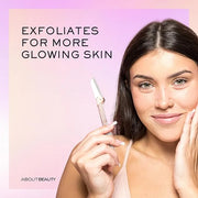 About Face Fuzz-Free Compact Facial Razors for Shaving & Exfoliating - Includes 3 Beauty Groomers - For Face, Lips & Eyebr...