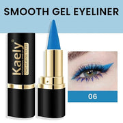 Kaely Light Blue Gel Eyeliner Pencil,Waterproof Smudge Proof Eye Liner Pen,Cat Eye Goth Halloween Makeup,Eye Black Face Pa...