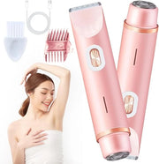 2025 New Electric Womens Shaver, 2-in-1 Body Shaver & Bikini Trimmer for Women, Waterproof Wet & Dry Use Body Hair Electri...