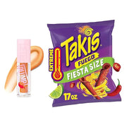 MAYBELLINE Lifter Plump Lip Gloss and Takis Chips, Chili Pepper Lip & Chip Combo, Fun Hot Bundle Includes 1 Lip Plumper in...