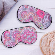 Maxfeel 100% Pure Silk Eye Mask - Sleep Eye Cover in Printed Colors (#12) - Product Image
