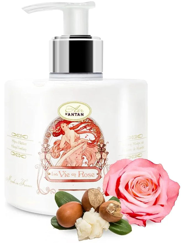 Un Air d'Antan Hand Cream for Dry Cracked Hands 10.5oz - Hand Lotion Pump, Non Greasy Moisturizer with Essential Oils, Cru...