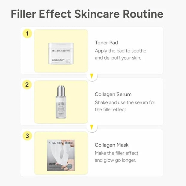SUNGBOON EDITOR Deep Collagen Anti-wrinkle Cream In Serum | Collagen & Niacinamide Face Serum for Women | Hydrating for Se...