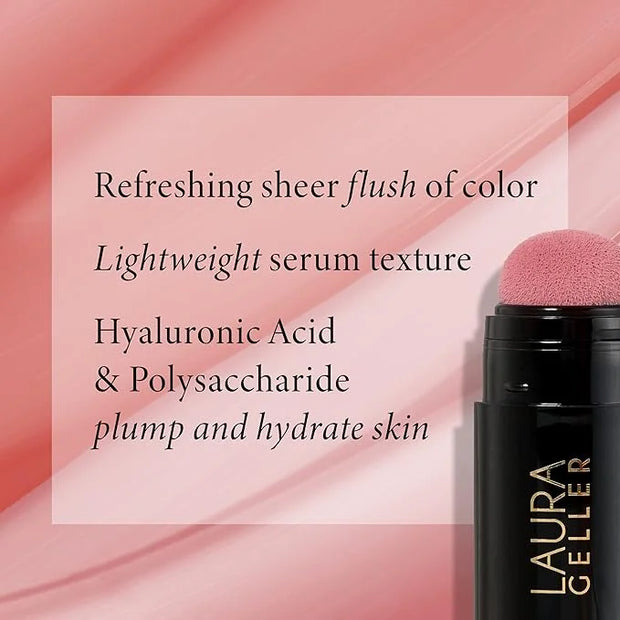 LAURA GELLER NEW YORK Serum Blush Tint, Lightweight Liquid Blush for Cheeks, Weightless Watercolor Sheer Finish, Beautiful...