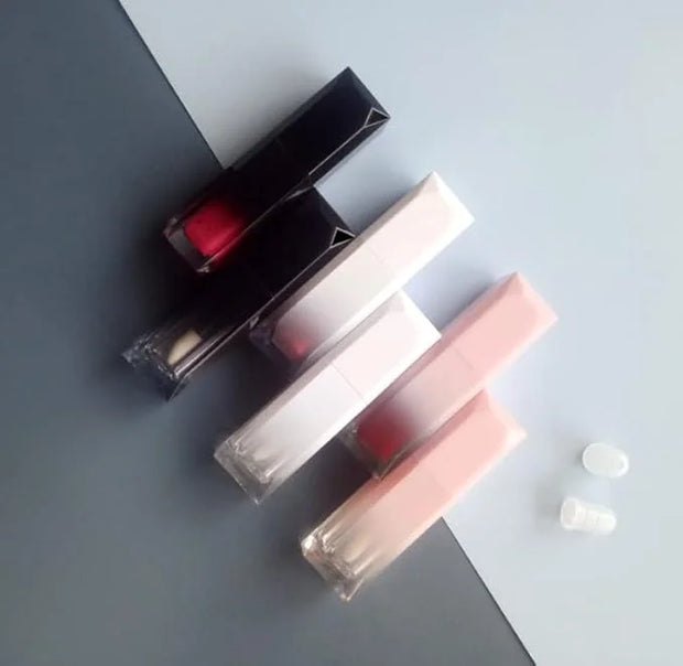 HLLMX 3PCS 5ml Lip Gloss Tube Plastic Vials Empty Refillable Lip Balm Bottles Container Lip Glaze Tube DIY Makeup Liquid L...