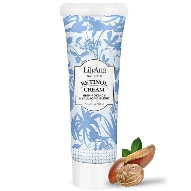 LilyAna Naturals Anti Aging Retinol Face Cream for Women – Wrinkle & Neck Cream for Firming, Retinol Moisturizer for Face ...