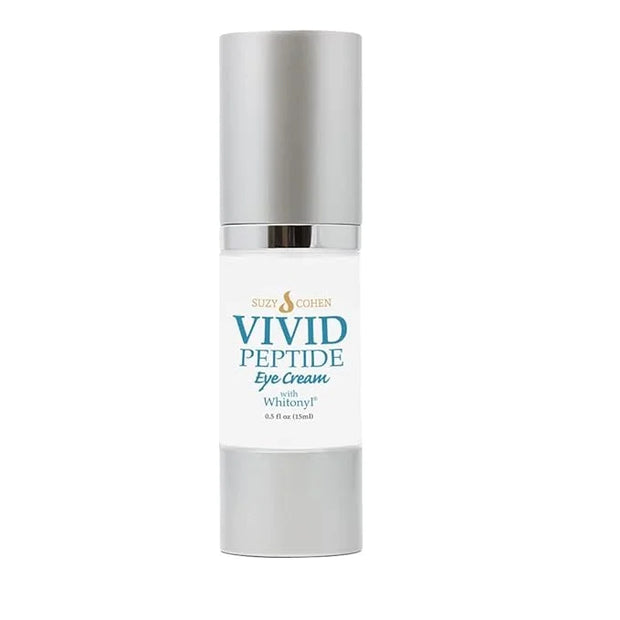 VIVID Peptide Eye Cream with Whitonyl for Dark Circles, Puffiness and Fine Lines - Brightens and Boosts Collagen for Firmn...