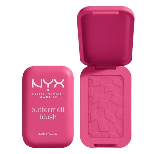 NYX PROFESSIONAL MAKEUP Buttermelt Powder Blush, Fade and Transfer-Resistant Blush, Up to 12HR Make Up Wear, Vegan Formula...