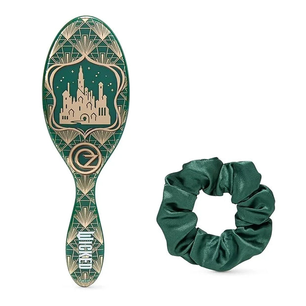 Wet Brush Original Detangler Hair Brush Emerald City (Wicked) Kit - Ultra-Soft IntelliFlex Bristles - Detangling Brush Gli...