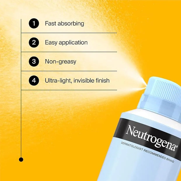 Neutrogena Ultra Sheer Body Mist Sunscreen Spray, Broad Spectrum SPF 70, Lightweight Spray Sunscreen, Non-Greasy & Water R...