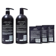 Nexxus Keraphix Shampoo and Conditioner - Damaged Hair Treatment System with Keratin Protein and Black Rice, 2 Count & 3 R...
