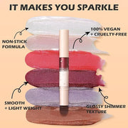 FOCALLURE Glitter Lip Gloss,High Shine Shimmer Lipstick,Long Lasting Plumping Lipgloss,Hydrating,Moisturizing,Non-Sticky a...