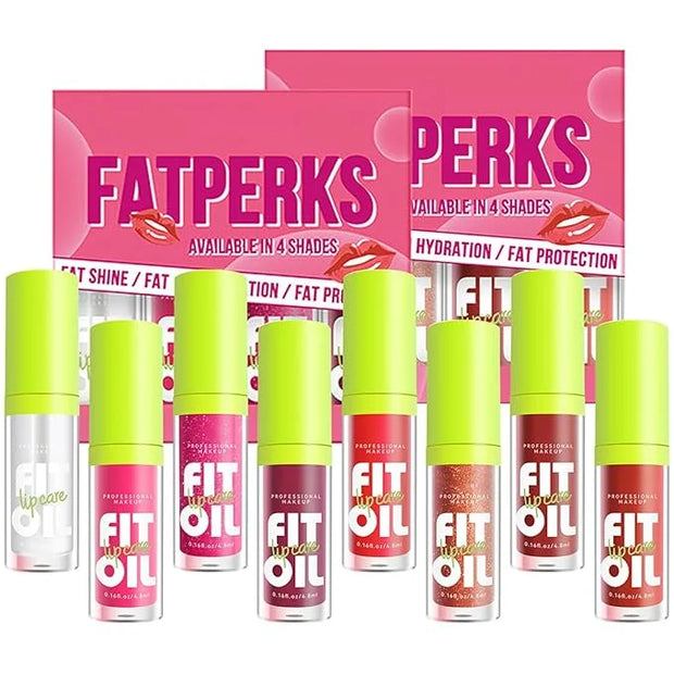 Hydrating Lip Oil, Big Brush Head Lip Glaze Shiny Transparent Lip Glow Oil, Nourishing & Non-sticky Long Lasting Fresh Cle...