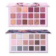 2Pcs Florescence + Aromas Eyeshadow Palette Makeup Set, Matte Shimmer Glitter Pressed Pearl All Highly Pigmented Blending ...