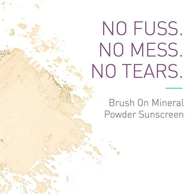 BOB KIDS SPF 30 Brush On Mineral Powder Sunscreen, Broad Spectrum, Water Resistant 80 Mins, Easy to Apply for Kids and Bab...
