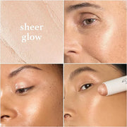 Julep Skip The Brush Cream to Powder Highlighter Stick- Sheer Glow - Blendable and Buildable Color - 2-in-1 Makeup Stick -...