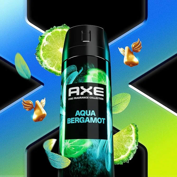 AXE Fine Fragrance Collection Premium Deodorant Body Spray for Men - Variety Pack - Blue Lavender, Aqua Bergamot, Golden M...
