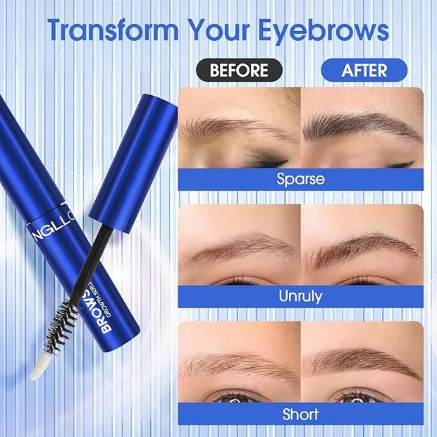 Eyebrow Growth Serum Plant Extracts Brows Growth Serum for Women Regrowth Eyebrow Hair Growth Thicker, Longer, Fuller -5ml...