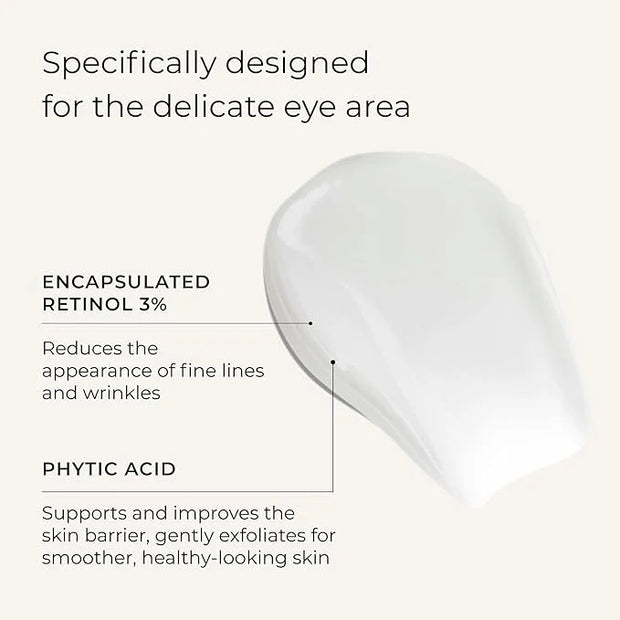 Wunderlift Night Retinol Eye Cream, 3% Encapsulated Retinol, Hyaluronic Acid and Coleus Forskohlii, Vegan and Cruelty free...