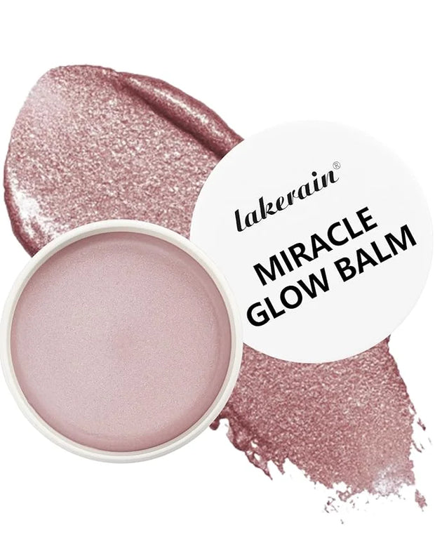 Multi Glow Balm,Miracle Glow Balm Tinted Face Creamy Blush for Women Cheek Lip Eye,Hydrating Lightweight & Blendable Color...