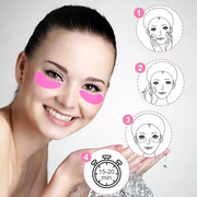 10 PCS Silicone Eye Patches Reusable, Under Eye Patches, Eye Mask for Skin Care for Reduce Wrinkles, Fine Lines and Eye Ba...