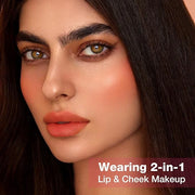 Boobeen Highly Pigmented Lip Gloss Liquid Lipstick, Multi-Use Lip and Cheek, Lightly Tinted, Lip Stain Long-Lasting, Non-s...