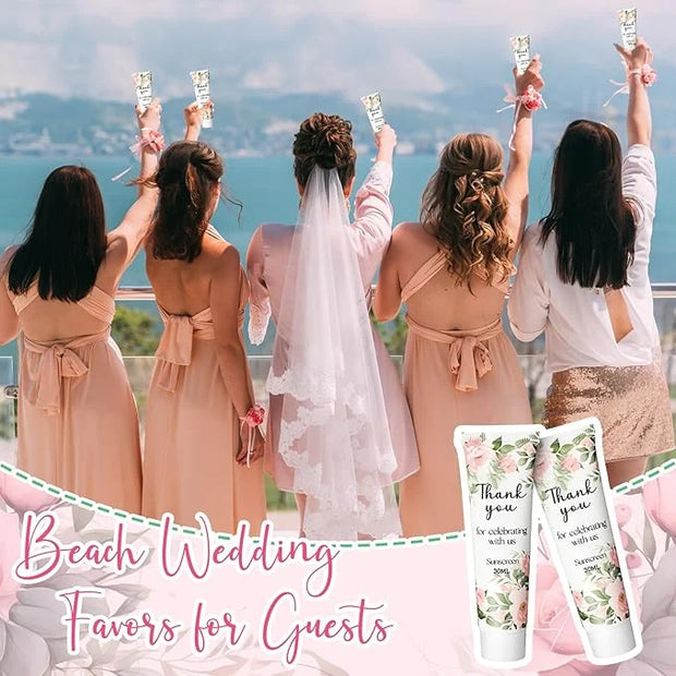 36 Pcs Sunscreen for Wedding Favors SPF 30 Wedding Mini Sunscreen Lotion 1 oz Travel Sunscreen Bulk Bridal Shower Favors G...