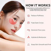 Dr. Pure Under Eye Patches for Puffiness: Dark Circles and Puffy Eyes Treatment Caffeine Eye Mask with Niacinamide Hyaluro...