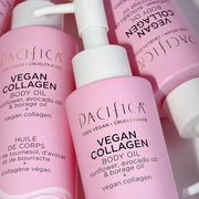 Pacifica Vegan Collagen Body Oil - Moisturizing, Hydrating Massage for Dry Skin, Soft & Radiant Glow, Jasmine Scent, 4 fl ...