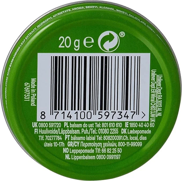 Vaseline Lip Balm 20g/0.705oz (6X20g/0.705oz, Aloe