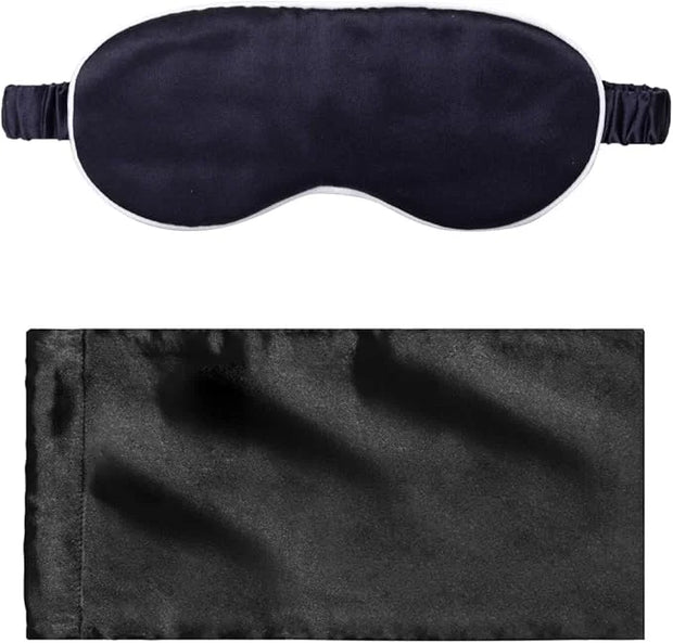 Silk Sleep Mask Light Blocking Luxury 100% Mulberry 19mm Silk Eye Mask Eye Cover Blindfold Ultra Soft Light & Comfy Anti A...