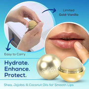SoftBeso Lip Balm| Gold-Vanilla Flavor| Vegan