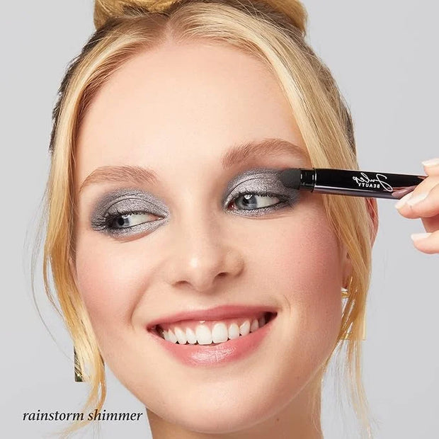 Julep Eyeshadow 101 Cream-to-Powder Waterproof Shadow Stick – Rainstorm Shimmer – Long-Lasting, Crease-Proof, Deep Silver ...