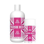 Fresh Kidz Body Wash 16.9 fl.oz. and Stick Deodorant 2.65 oz for Kids and Teens - Girls "Pink" Set - Product Image