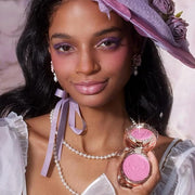 Flower Knows Strawberry Rococo Embossed Blush;Berry Matte Finish;Buildable & Blendable Powder Blush for cheeks,Highly Pigm...