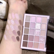 20Colors Nude Light Pink Purple Basics Matte Eyeshadow Palette,Eye Shadow Travel Makeup Palette all in one Long Lasting Wa...