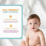 Organic Baby Shampoo - Plant-Based, Vegan & Gentle for Toddler, Moisturizing, Softens Hair - Girls & Boys Newborns, Kids S...