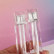 COSIDEA 10PCS Empty 4ML clear Lip Gloss Tubes Wave Square lipgloss Tube with Wand Applicator for Lip oil tint bottles cont...