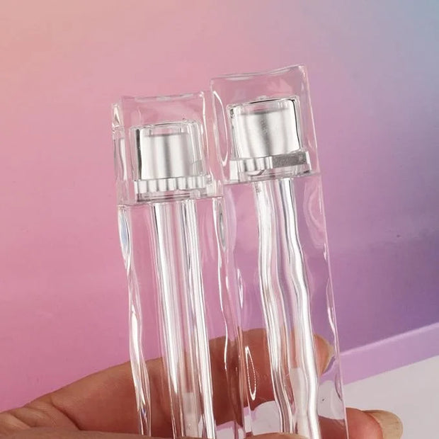COSIDEA 10PCS Empty 4ML clear Lip Gloss Tubes Wave Square lipgloss Tube with Wand Applicator for Lip oil tint bottles cont...