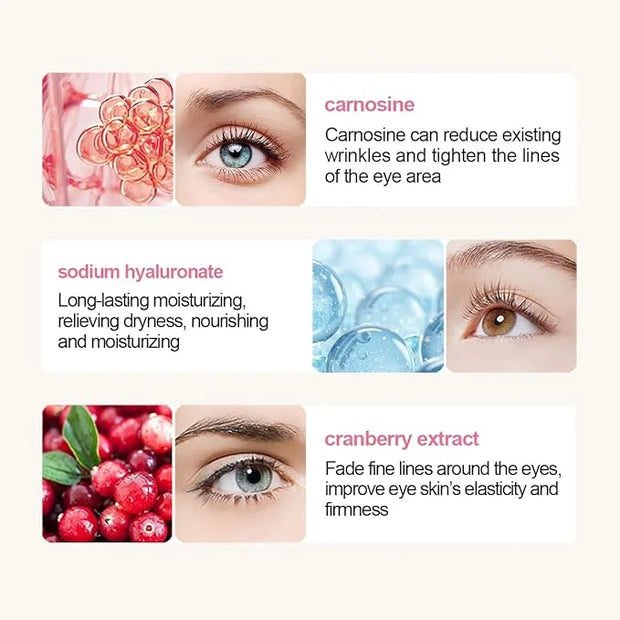 12 Pcs Under Eye Patches for Puffy Eyes, Cranberry Cristal Eye Mask, Hydrate Moisturize Around Eye Skin Cooling Mask, Redu...