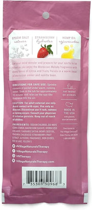 Village Naturals Therapy Glow Concentrated Mineral Bath Soak, Moroccan Melody Scent, 2 oz, Pack of 12 - Product Image