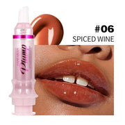 Plumping Lip Oil with Fresh Ginger Extract - Instant Fuller Lips, Ultra-Hydrating & Nourishing Glossy Lip Glow Oil, Lip Pl...
