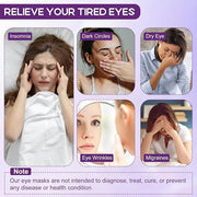 XPCARE 32 Pack Steam Eye Masks for Dry Eyes, SPA Warm Sleep Eye Mask, Disposable Heated Eye Mask for Dark Circles, Puffy E...