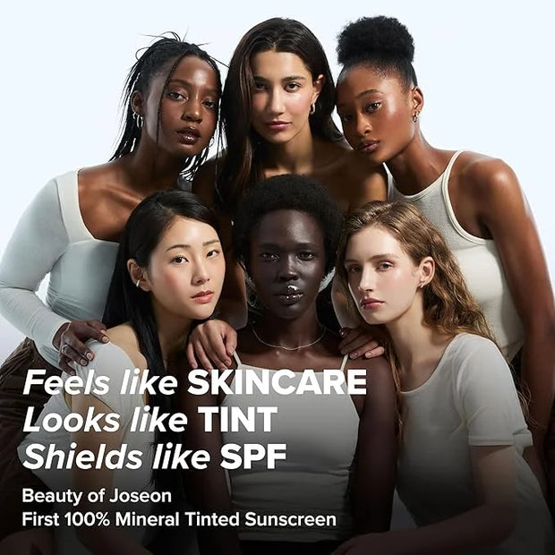 Beauty of Joseon Daily Tinted Fluid Sunscreen 12 Shades for Face Moisturizing Broad Spectrum SPF 40 Korean Skincare 50ml, ...