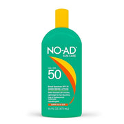 NO-AD SPF 50 Sunscreen Lotion | Hypoallergenic | Broad Spectrum UVA/UVB Protection | Water Resistant | Octinoxate & Oxyben...