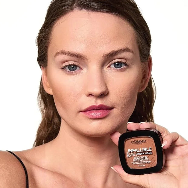 L'Oreal Paris Infallible Up to 24H Fresh Wear Soft Matte Longwear Bronzer. Waterproof, heatproof, Transfer, humidity and s...