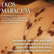 natura - Ekos Maracujá Hand Cream - Calming Hand Balm - Fast Absorption - 24-Hour Deep Hydration Skin Moisturizer - Vegan ...